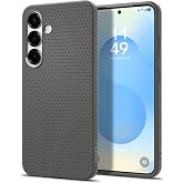 Spigen Galaxy S25 Plus ile Uyumlu Kılıf Liquid Air Kaymaz Dokulu Y&uuml;zey Gri Kapak - ACS08980 (Spigen TR Garantili)