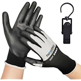Laralily 1 Pair Electricians Safety Gloves Protective Gloves 400V Tensile Strength Protective Gloves Touch Screen Compatibili