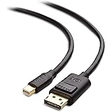 Cable Matters 8K Mini DisplayPort to DisplayPort Cable (DisplayPort to Mini DisplayPort 1.4 Cable) in Black 1.8m with 7680x43
