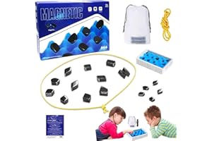 CHANCCI Game - Lot de 20 jeux d'échecs magnétiques - Pour enfants et adultes - Échiquier portable - Pour réunion de famille/camping