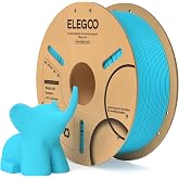 ELEGOO PLA Filament 1.75 1kg Sky Blue | Dimensional Accuracy +/- 0.03mm, 3D Filament Spool, for Most 3D Printers