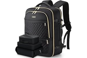 Lekespring Bagaż kabinowy 45 x 36 x 20 x 20 cm, łatwy plecak podróżny | Walizka kabinowa dla mężczyzn i kobiet - Torba ryanair 40 x 20 x 25 z 6 torbami organizacyjnymi - podróż służbowa do szkoły, na