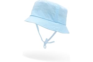 Colours & Beauty Cappellino Neonato Colorati alla Pescatora in Cotone con Visiera e Laccio 3-24 Mesi | Cappello Bambino | Cappello Neonato | Cappello Sole Neonato | Cappellino Mare Neonata