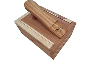 DELFA Kit di pulizia completamente colmato con Solitaire, cassetta in legno di cedro per le scarpe pulite