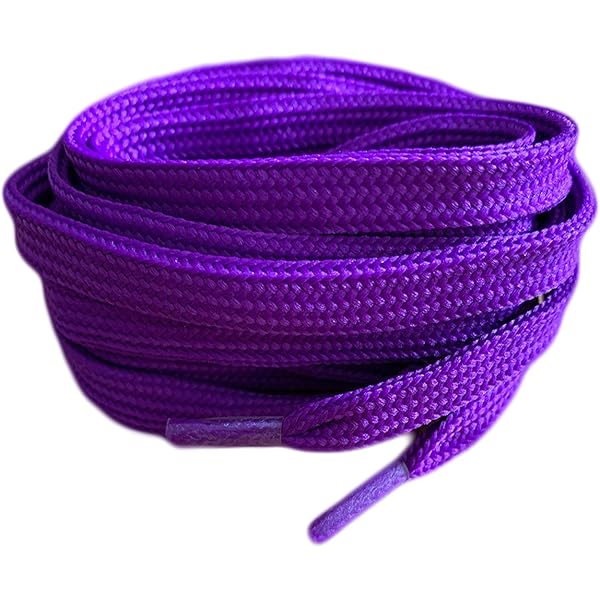 purple shoe laces