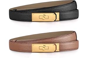 YUGDRUZY Skinny Beidseitig Ledergürtel Damen, Dekorativen Taillengürtel Damen Gürtel Leder Dupes Mode Ledergürtel Damengürtel für Kleider Hosen Jeans, Geschenke für Frauen