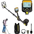 Détecteur De Métaux Professionnel SUNPOW - Bobine Étanche 30cm - Écran LCD Rétroéclairé - 5 Modes