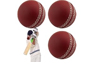 Sport Cricket Ball | Cricket sportbollar | Bärbar inomhus utomhus mjuk träning cricketboll, handsydd klubbcricketboll för träning, nybörjare Gusengo