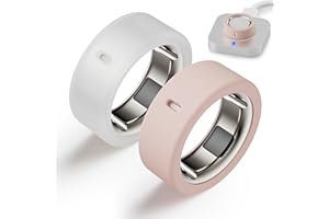 Snyeest Cover Compatible for Oura Ring 4/Ring 4 Ceramic/Ring Gen 3 Protector,Silicone Anti-Scratch Elastic Ring Finger Case Woking Out Gym for Women Men-Clear+Pink- M for 8/9/10/11