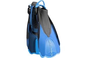 Cressi Maui Fins - Adjustable Long or Short Fins for Swimming and Snorkelling, Adult Unisex