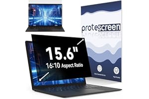 ‎PROTESCREEN Laptop Sichtschutz 15.6 Zoll Seitenverhältnis 16:9, Anti Blaulicht Blendschutz Displayschutz, Abnehmbarer Blickschutzfolie Sichtschutzfilter Kompatibel mit Lenovo/HP/Dell/Acer/Samsung/Asus/Toshiba