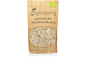 ‎BÄCKEREI SPIEGELHAUER Bäckerei Spiegelhauer Bio gekeimte Nackthaferflocken 1 kg schonend getrocknet unter 42° C I gekeimte Haferflocken