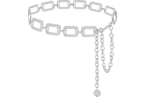 LIMHOO Metal Waist Chain for Women Chain Belt for Dresses