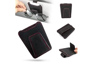 Dbuwqips 1 Pezzo Porta Occhiali Auto Portaocchiali Auto Porta Occhiali da Auto Porta Occhiali per Auto Cornice per Visiera Auto Gadget per Auto per Riporre Occhiali Carte e Biglietti in Auto