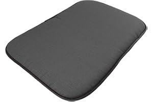 Acomoda Textil - Cama para Perros de Tela, Cama Perros Antideslizante y Lavable. Colchoneta Mascotas para Transportín y Hogar. (80x60, Negro)