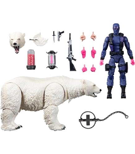 Hasbro G.I. Joe Classified Series Cobra Commander | Action Figure 15 Cm, Variante Blu Cartone Animato, Edizione Esclusiva, Collezionismo - 4