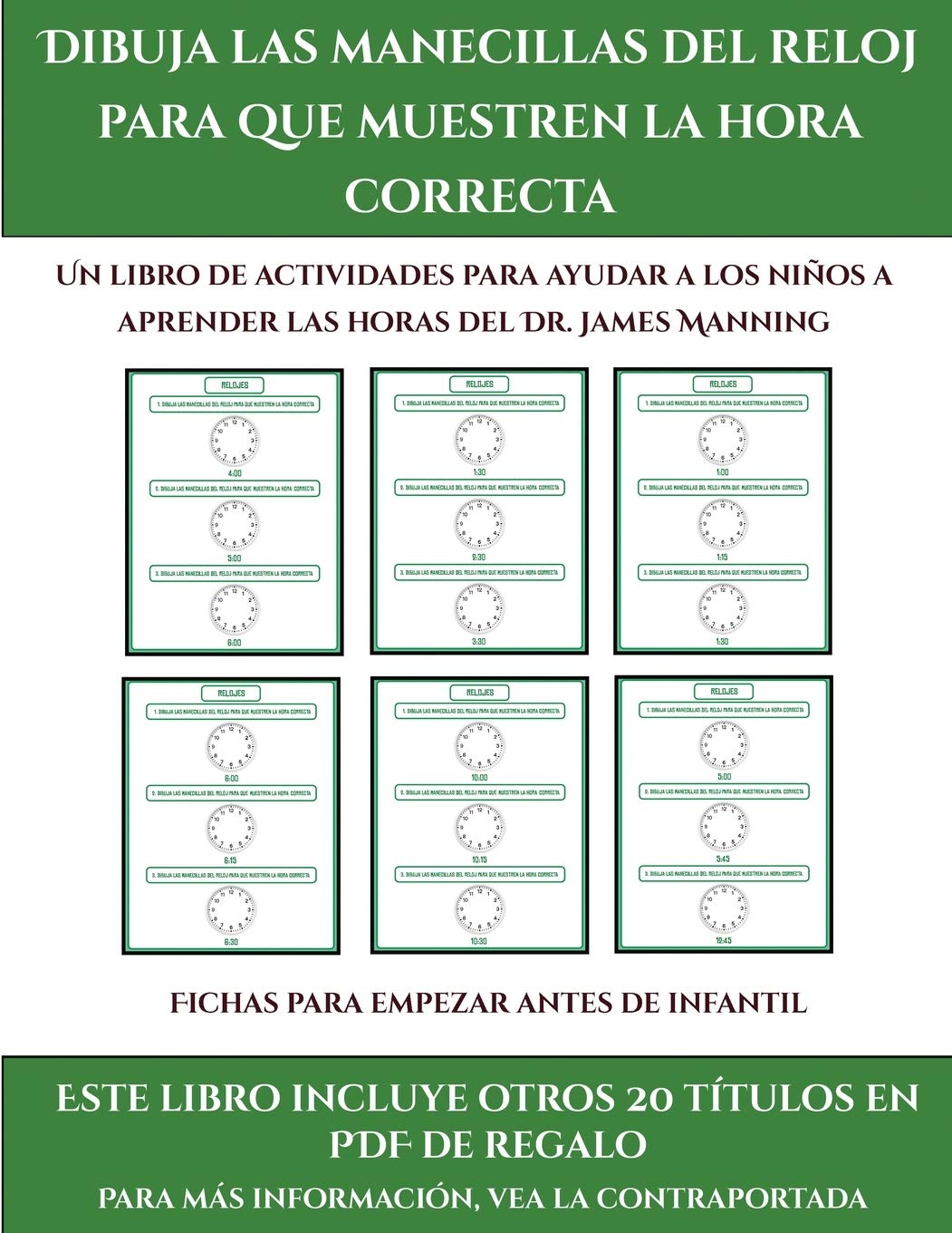 Fichas para empezar antes de infantil : Este libro contiene 30 fichas con actividades a todo color para ninos de 5 a 6 anos