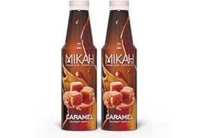 Mikah - Premium Topping - Caramel (Caramello) | 2 x Salsa Topping Per Drink e Dessert | Uso Professionale | 2Kg