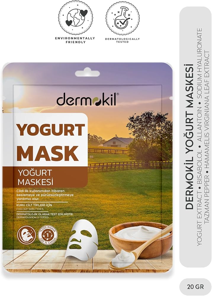 Dermokil Yoğurt Maskesi Kuru Ciltler İçin 20 gr