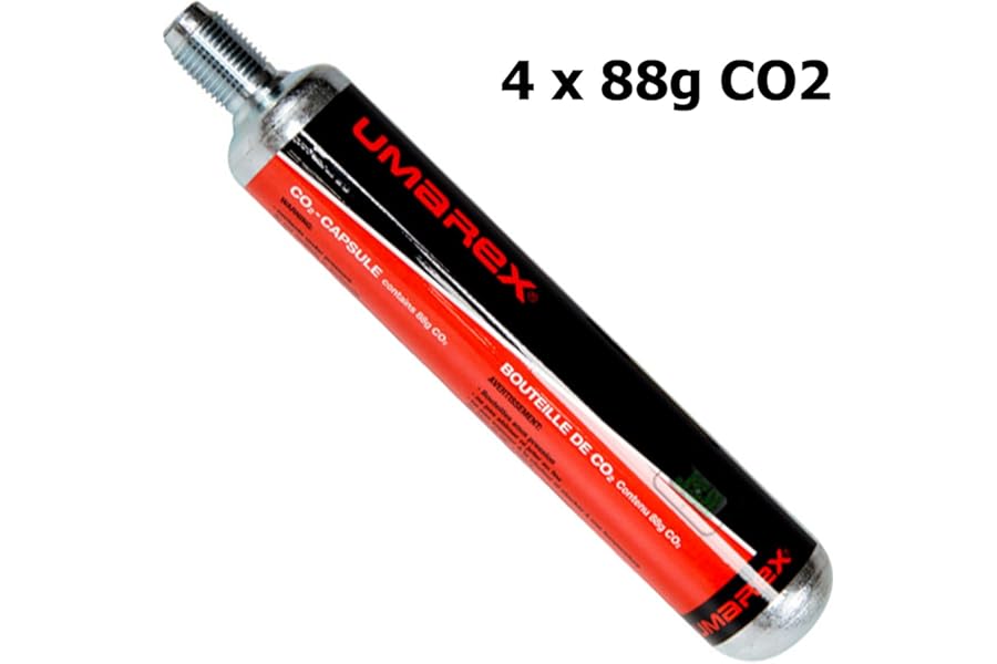 Umarex 88g Co2 Co 2 Gas Cartridge Air Rifle 88 Gram Airsource Paintball 88g 4 Pack