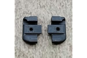 ULEIVA Ersatz Endkappen Set 2 Stck Schwarz kompatibel mit Kederleiste Zierleiste Endstück für Wohnwagen kompatibel mit Tabbert Dethleffs Hobby LMC TEC (Schwarz)