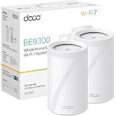 TP-Link Deco BE65 (2-Pack) &ndash; WiFi 7 Mesh System, BE9300 Triband, MLO | Whole House Coverage up to 4,607 sq. ft. Unified Netwo