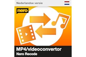 Nero MP4 Converter | Video Converter | DVD converteren naar Mp3 | Audio Converter Software | Videoformaten: MP4, MPEG, VOB, DAT | Audioformaten: MP3, WAV, FLAC, MP2 | 1 PC | Windows 11 / 10 / 8 / 7