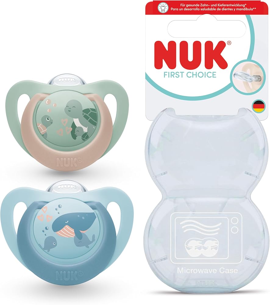 NUK First Choice Emzik,18-36 ay, Kaplumbağa/Balina