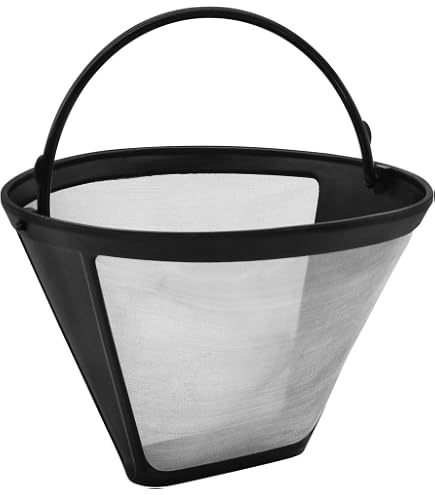 Filtro da caffè in ceramica, filtro permanente, misura 4, per sacchetti