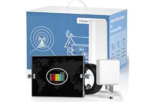 CONFIXPAND Mobilfunk Verstärker für Haus und Büro, 5G 4G LTE 3G GSM Handy Empfangsverstärker Signalverstärker Band 1/3/7/8/20 Mobilfunk Repeater für Alle Deutschen Netzbetreiber Vodafone O2 Telekom T-Mobile