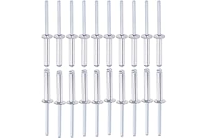 DTGN 5mm x 25mm (DxL) Ciechi Rivetti - 60pz - Buoni per Macchinari Giunzione - Alluminio Cupola Aperto Terminale Rivetto