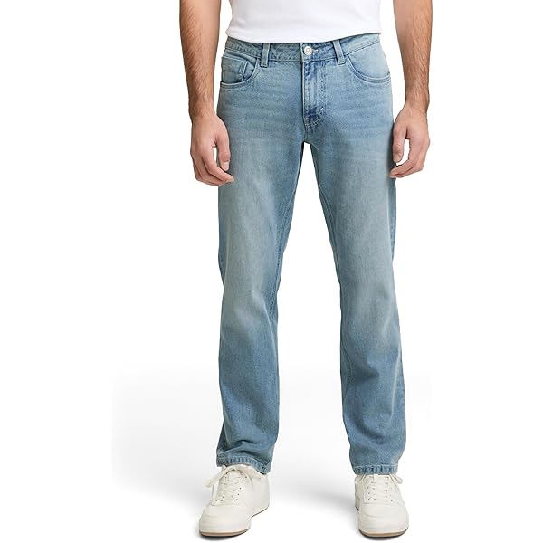 Tom Tailor Denim Loose Straight Fit Jeans voor heren, 10127 - Tinted Blue Denim, 36W / 34L