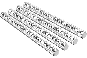 SCOOYUCK 4 Pièces Tiges Filetées M10 × 100 mm, en acier Inoxydable 304, DIN 975