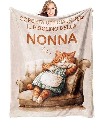 Plaid in Pile Zio - Zio sei buono come il cioccolato - Cioccolato - Crema Nocciola - Plaid Invernale simpatico Zio - Idea Regalo Plaid Invernale - Plaid Invernale per la Zio