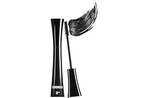 IT Cosmetics, Máscara de Pestañas, Para un Mayor Volumen, Longitud y Definición, Cerdas de Distintas Longitudes, Tecnología Elastic Stretch, Color Negro, Superhero, 9 ml
