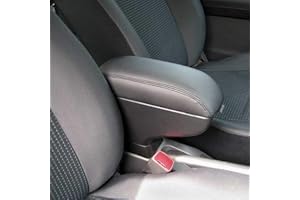 AUTO-STYLE CK AU010 Arm rest Artificial leather compatible with Audi A1 2010-2018, black