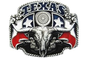 Urban Backwoods Texas Longhorn VIII Gürtelschnalle für Wechselgürtel Buckle