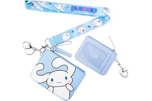 Dekewe CIN-namoroll Portefeuille, Porte Monnaie Enfant, Portefeuilles avec Lanière et Porte-clés pour Enfants, Portefeuille Enfant Cartoon