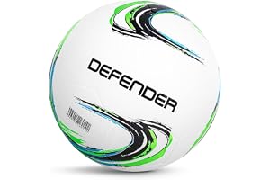 Vector X Defender Rubber Moulded Soccer Futsal Ball – Durable Training Match Ball for Practice | Ideal for Turf, Hard Ground & Grassy Field | Nylon Wounded Butyl Bladder, Football - Size 5