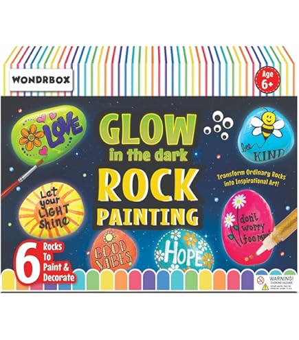 WooZee.. DIY Rock Painting Set, Funny Interactive Stone Painting