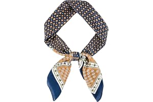 GoGou Foulard En Soie pour Hommes Foulard Carré pour Homme Écharpes Carrées Satin Soie Léger Bandana Cadeaux pour Homme