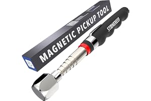 Teleskopowy podnośnik magnetyczny – wysuwany pręt magnetyczny, nośność 7,2 kg, stal nierdzewna – długość 18-77 cm, waga 125 g, podnośnik magnetyczny do śrub, gwoździ, kluczy i części metalowych