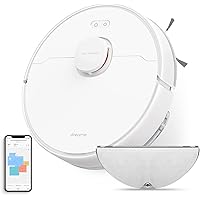 Dreame D9 Max Saugroboter mit Wischfunktion, 4000Pa Staubsauger Roboter, LDS-Navigation, 150 min Laufzeit, Karten für mehrere
