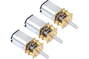 WiMas DC 6V 30 RPM Micro Getriebe Motor, Mini Kurzer Welle Drehmoment Getriebemotor, für RC Auto Roboter Modell DIY Motor, 3 STÜCKE