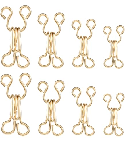 60 Sets Nähen Haken Und Augen Verschluss Nähhaken Produktbild-Vorschau 11