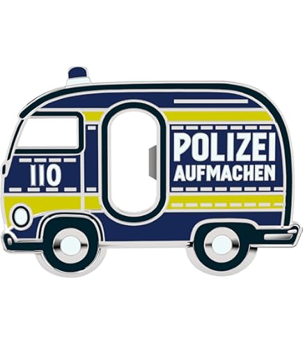 Cadeaus voor mannen, flesopener, sleutelhanger, openmaken, politie