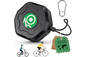 ROAXKOIS Fahrrad Abschleppseil Kinder - 2,6M Fahrrad Abschleppseil, Zuglast bis 100 kg, Sicheres und Müheloses Anschließen und Abnehmen, Passt für Alle Lenker, Perfekt für Familien-Ausflüge und Pannenhilfe