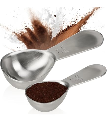 Kaffepulversked U2013 15 Ml Matsked, Vintage Mu00e4tskopa, Tru00e4handtag