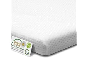 ‎MENDALE MENDALE Topper 140x200cm Gel Matratzen Topper H2&H3 6cm Hoch Kaltschaum Matratzentopper aus Bequemem Gelschaum, Abnehmbarem Bezug, ÖEko-TEX®, Certipur-US, Reach Zertifiziert (140x200x6)
