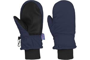 ‎PONCEAU PONCEAU Handschuhe Kinder - Skihandschuhe Wasserdicht Winterhandschuhe Winddicht Fahrradhandschuhe Fäustlinge Kinderhandschuhe für Outdoor-Aktivitäten 4-11 Jahre Jungen Mädchen